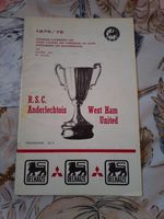 Anderlecht v West Ham United 1976 European Cup Final Programme (27)