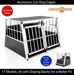 Car Dog Cage Aluminium Cozy Pet Travel Crate Puppy Pet Carrier Transport ACDC
