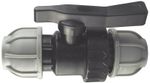 Compression Stop Tap For MDPE Water Pipe: 20mm 25mm 32mm 40mm 50mm 63mm