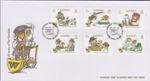 GB ALDERNEY 2018 The Wombles/50 Years/E.Beresford/Author/Novelist SG A661-66 FDC