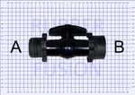 ☢ Gas Mask Respirator BLACK Airflow Restriction Valve with  Choose Your fittings
