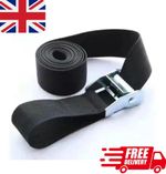 Metal Cam Buckle Tie Down Straps 25mm Webbing 1m - 5m Securing Luggage Trailer