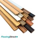 Long Pack 10 x 2.4m Metre Length MDF Laminate Floor Scotia Beading in 31 Colour