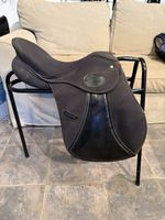 Black Throwgood Euro General Purpose (GP) Synthetic Saddle
