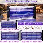 Electrical Fly Zapper Insect Killer Fly Bug Mosquito UV Commercial Home 20W-40W