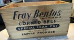 Fray Bentos Corned Beef Empire Produce Pallet Box Empty 1940’s 50’s Kitchenalia