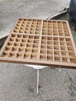 Vintage Wooden Collectors Printers Speciman Tray A