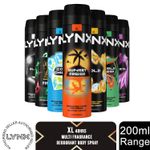 Lynx XL Body Spray Deodorant for Men 200ml - 48Hrs High Definition Fragrance