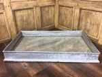 LARGE VINTAGE MOTHERS PRIDE GALVANISED BAKERS BREAD TRAY, ADVERTISING 76cm Long