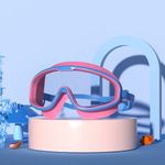 Kids Swim Goggles 3-15, Anti-Fog No Leak, Clear for Boys & Girls Pool Fun