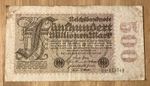German Banknote. 500 Million Mark. Dated 1923. Reichsbanknote. 