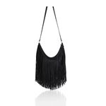 New Womens Celeb Designer Official Fringe Faux Leather Tassel Messenger Bag