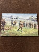 HARRY VARDON POSTCARD, GOLF, CIRCA 1910.