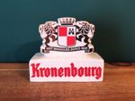 Kronenbourg Ceramic Advertising Display Sign Beer Ale Pub Bar Breweriana