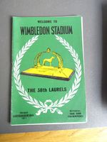 Wimbledon Greyhounds The 38th Laurels Sept 10th 1971 Won by Black Andrew