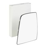 Ford Transit MK8 2014-2024 Upper Manual Door Wing Mirror Glass Left Side