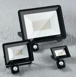 LED Floodlight With PIR Motion Sensor Outdoor Garden Security Lights Waterproof~