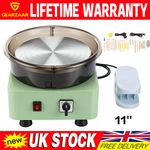 11'' Electric Pottery Wheel 28cm Turntable Ceramic Forming Machine for Adults UK