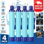 Personal Water Filter Straws Outdoor Emergency Portable Water Filtration 1-10Pcs