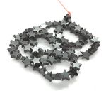 70cts Natural Hematite Plain Stars Approx 5mm, 38cm Strand Jewellery Maker