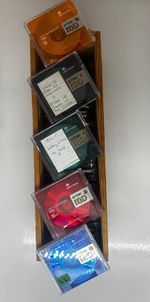 40 TDK Minidiscs 74 mins music Bundle MD74 colour Minidisk with storage box