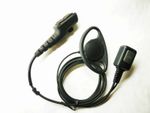 D Shape Earpiece Microphone PTT For Hytera HYT PD705 PD785 PD785G PT560H PT580H