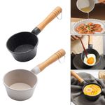 1X Mini Soup Pot Porridge Cooking Pot Milk Pan with Long Handle Small Saucepan 