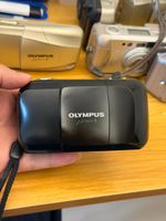 Olympus μ mju 35mm Point & Shoot Film Camera Black