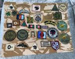 Collection British Army Cloth Insignia - Iraq/Afghanistan TRFs + Morale Patches