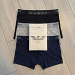 Men's Emporio Armani Underwear 3 in a Pack Boxer Shorts Trunks S/M/L/XL