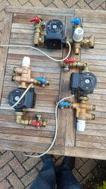 MIXER SETS BLENDING VALVE PUMP SETS FOR UNDERFLOOR HEATING MANIFOLD