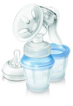 Philips Avent Comfort Manual Breast Pump - SCF330/13 - Clear - NEW