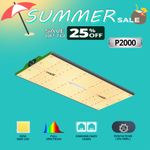 VIPARSPECTRA NEW P2000 LED Grow Light Full Spectrum Indoor Grow Tent Veg Flower