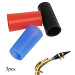 3pcs Soft Silicone Durable Saxophone Neck Cork for Alto / Tenor Saxophone