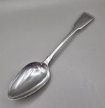 Antique Sterling Silver Serving Spoon by William Welch II Exeter 1809