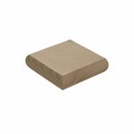 Stair Newel Post Cap Flat Newel Post Cap Solid Oak 90mm Full or Half