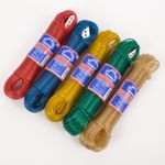 EVERLASTO 'WYERCENTOR' STEEL CORE COLOURED PVC CLOTHES/WASHING LINE 3.5MM THICK