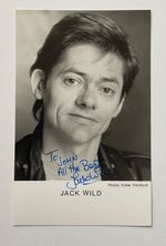 JACK WILD ( Oliver) Genuine Handsigned Photograph 5.5 x 3.5