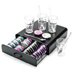 64 Tassimo T-Disc Pod Coffee Capsule Holder Dispenser Drawer Storage Rack