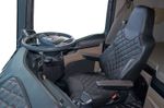 TRUCK  SEAT COVERS  COMPATIBLE WITH MAN TGX FROM 2021  ( ECO LEATHER) BLACK /RED