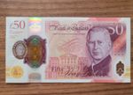 King Charles III 50 Pound Polymer Note