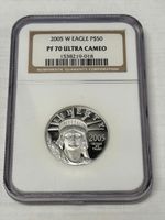 2005 $50 Proof Platinum Eagle NGC PF 70 