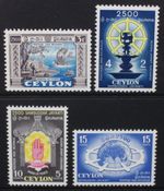 CEYLON 1956 Buddha Jayanti. Set of 4. Mint Never Hinged. SG438/441.