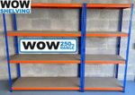 WOW250 Warehouse Racking Shelving Heavy Duty 250kg Storage Garage Workshop shed