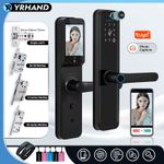 Tuya Wifi Smart Door Lock Electronic Digital Lock with Biometric Fingerprint Cam