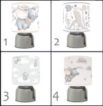 DISNEY'S DUMBO TOUCH TABLE BEDSIDE LAMP KIDS ROOM CHOOSE FROM 4 DESIGNS