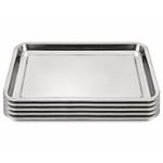 5-Piece Easy Clean Stainless Steel Baking Tray Set – Oven Trays
