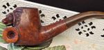 ​ Vintage  Vincent "Fait Main" Hand-Carved Briar Pipe – Dog/Hunting Motif