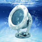 LED Outdoor Swimming Pool Lamp Waterproof IP68 Underwater Light Fixture 12V/24V
