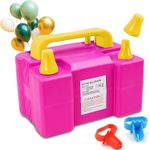 Electric Air Balloon Pump (Rose Red)